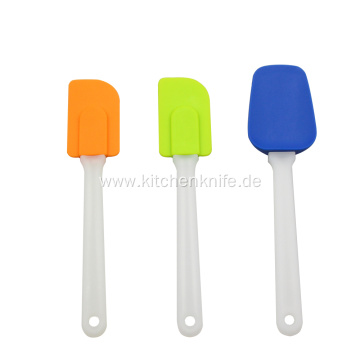 BPA Free 3-Piece Silicone Scraper Spatula For Baking